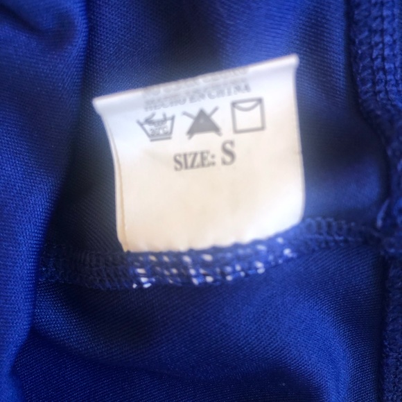 Blue and Black Work out Pants - Picture 2 of 5